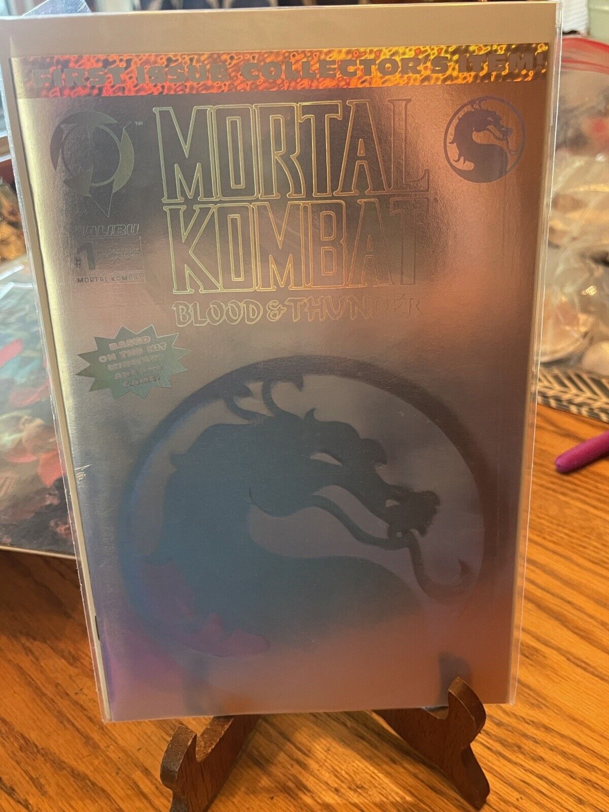 Mortal Kombat Blood and Thunder #1 Malibu Comics Holographic