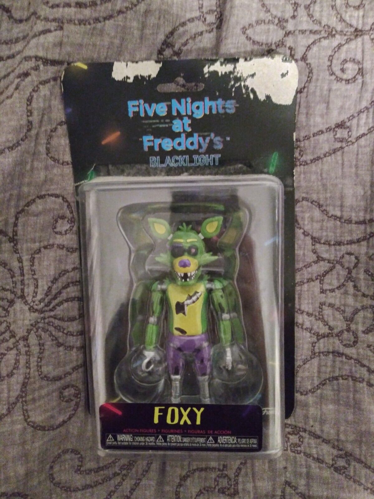 Funko Five Nights At Freddy’s Black Light Green Foxy 5” Figure FNAF Rare