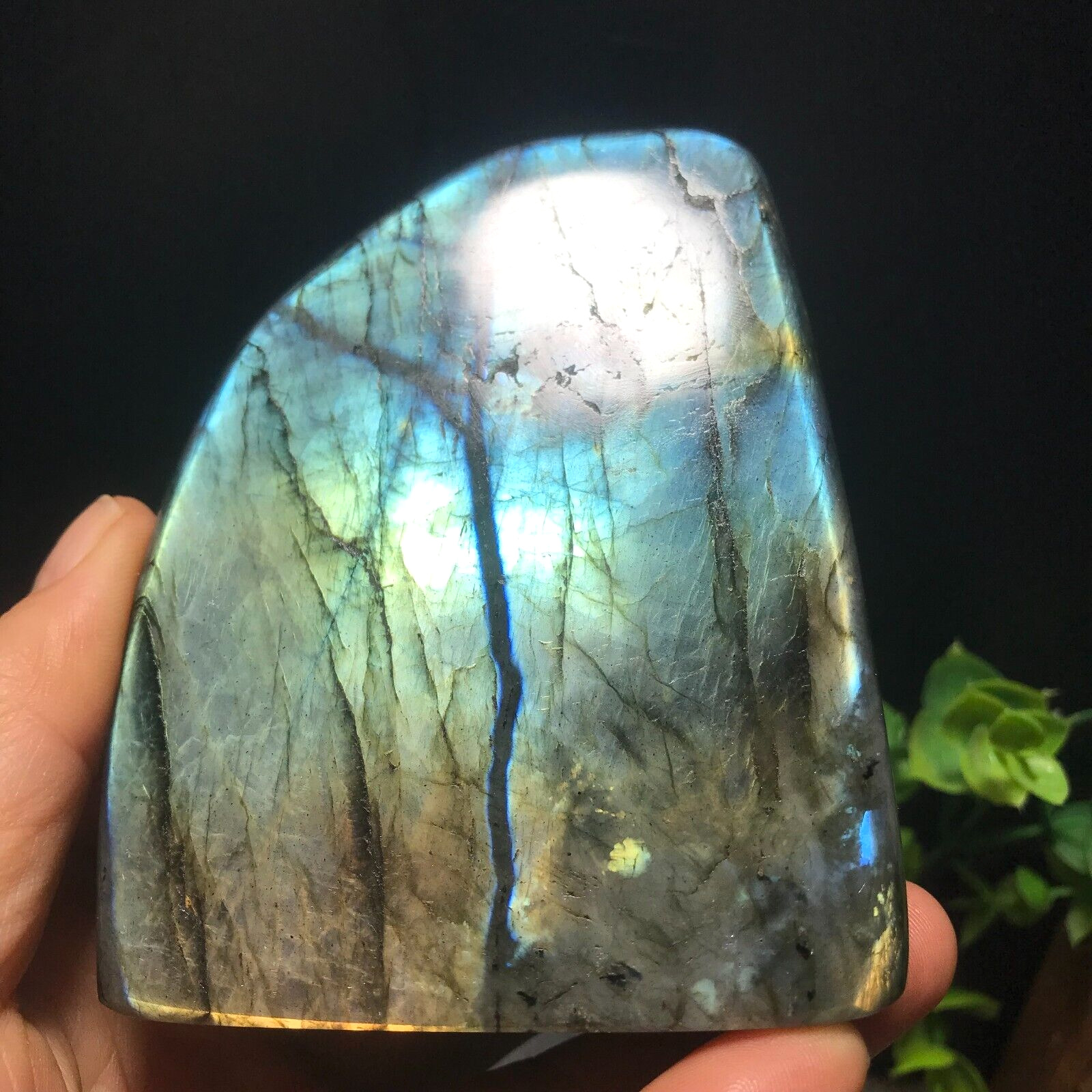 410g Best Labradorite Crystal Stone Natural polished Mineral Specimen Healing 13