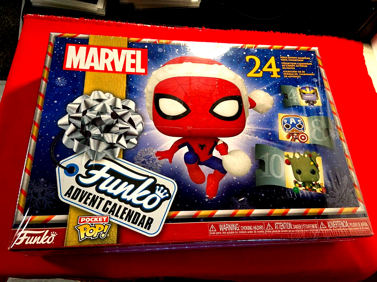 MARVEL Funko Pop 24 Piece Advent Calendar Holiday BRAND NEW SEALED Collectible