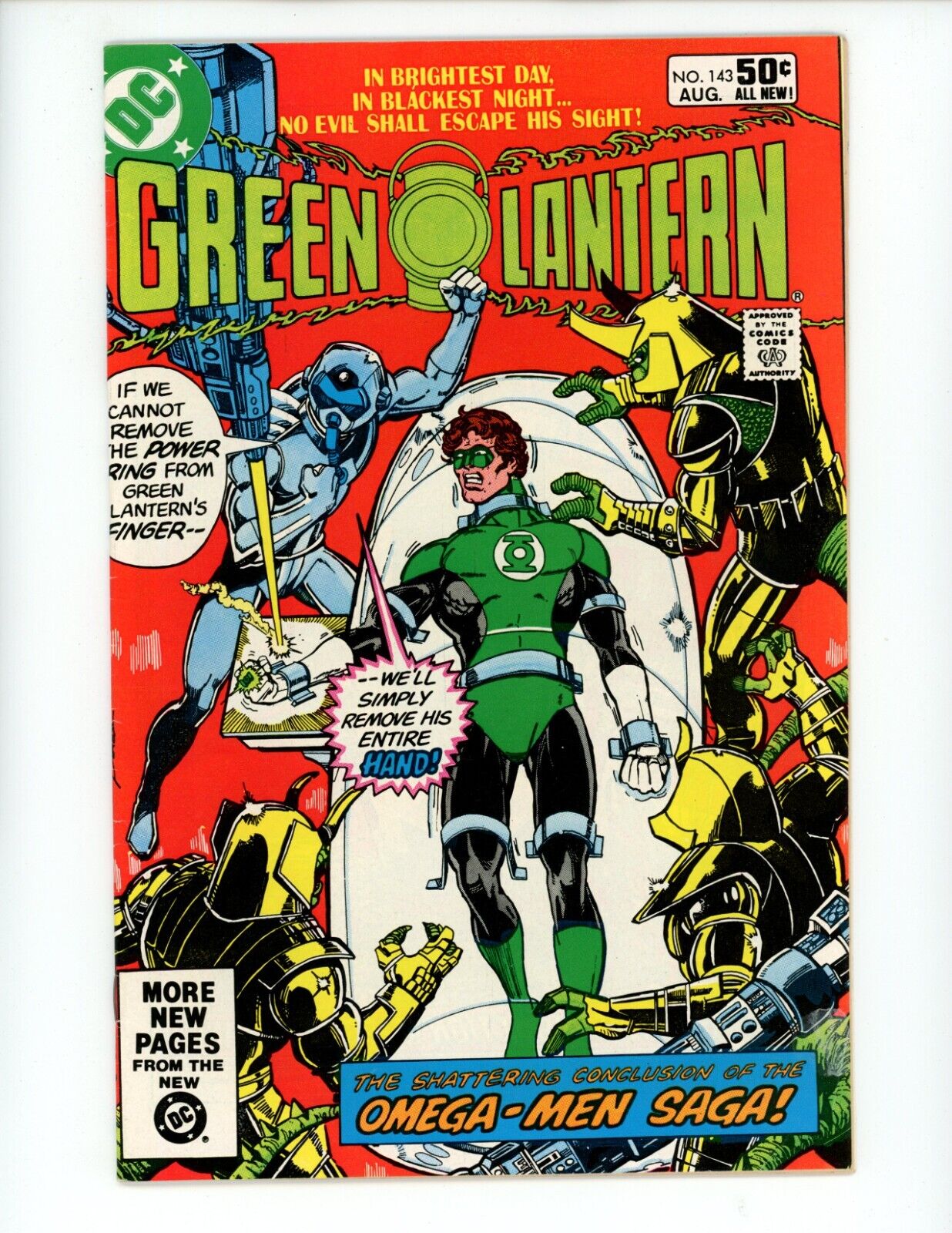 Green Lantern #143 Comic Book 1981 VF- Marv Wolfman DC Comics