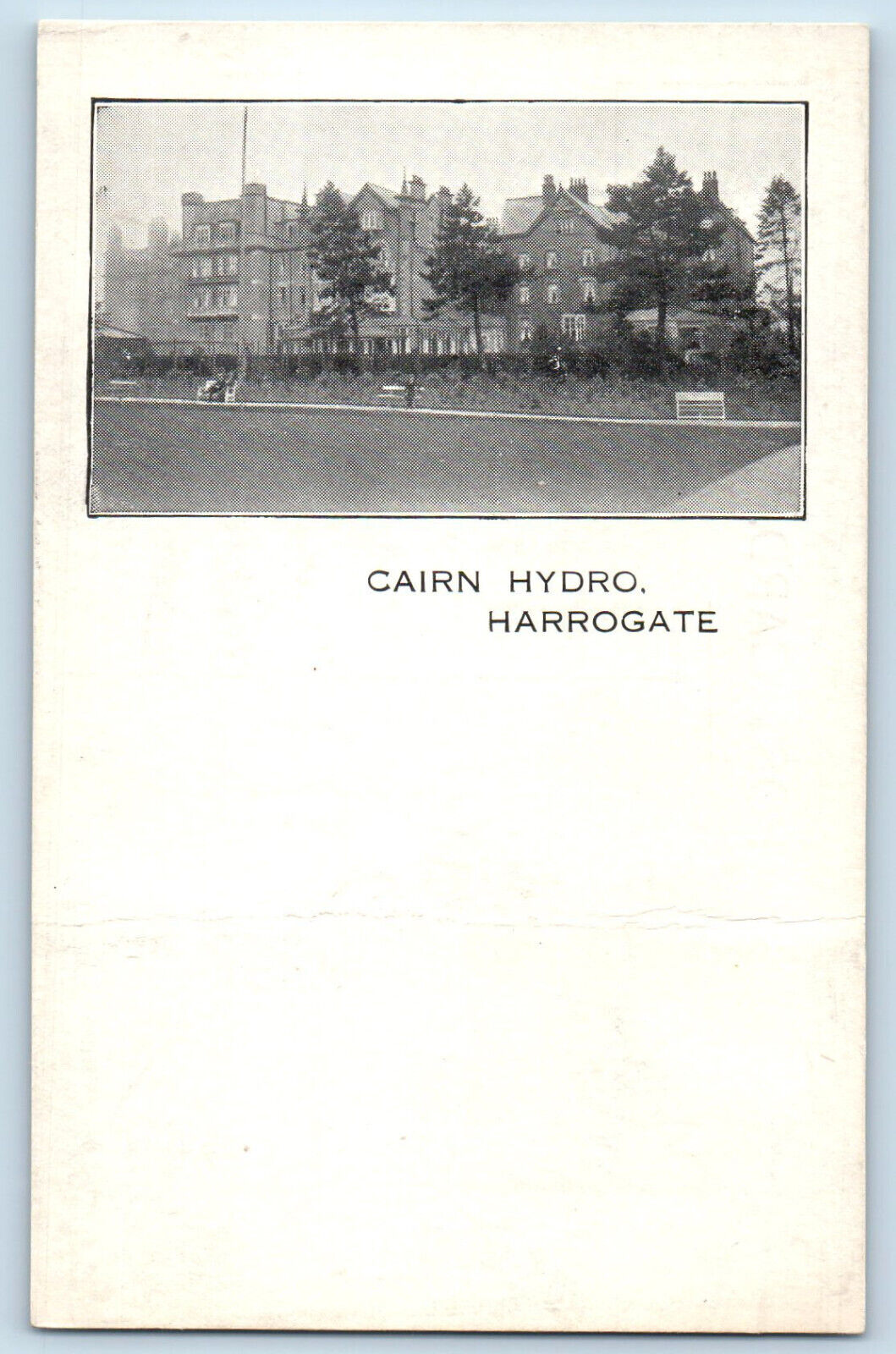 North Yorkshire England Postcard Cairn Hydro Harrogate c1910 Unposted