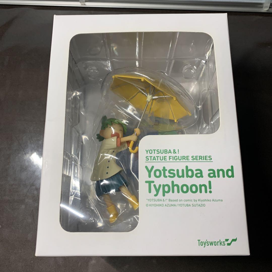 Yotsuba& Yotsuba & Typhoon Figure PVC Toys Works Limited Rare Japan W/box