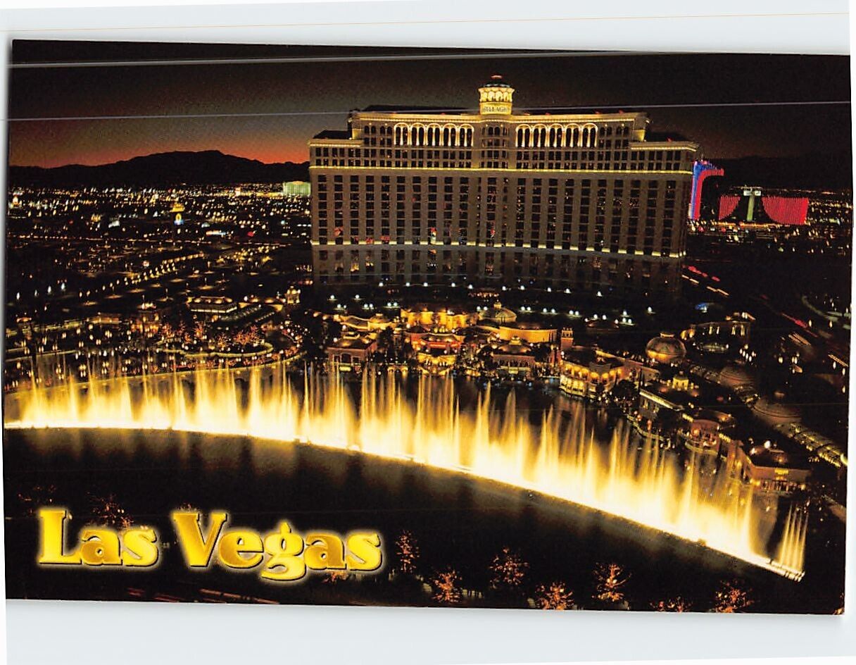 Postcard Bellagio Hotel & Casino Las Vegas Nevada USA