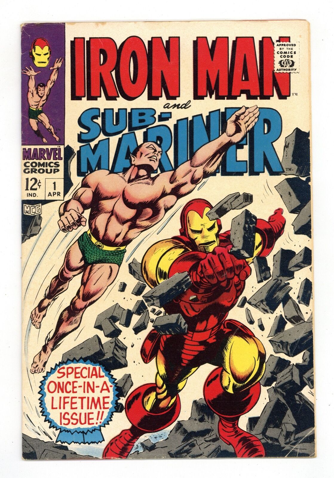 Iron Man and Sub-Mariner #1 VG+ 4.5 1968