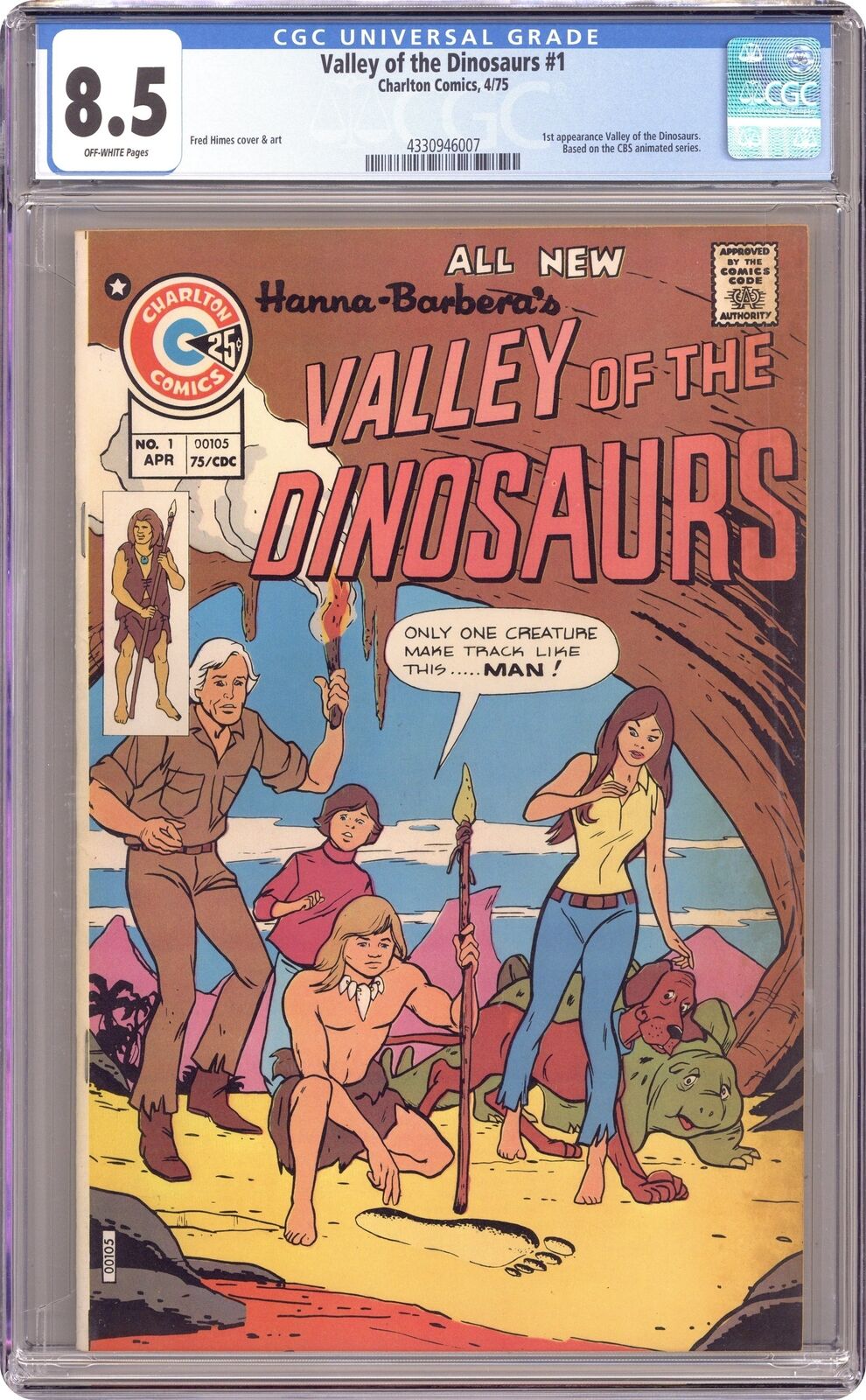 Valley of the Dinosaurs #1 CGC 8.5 1975 4330946007