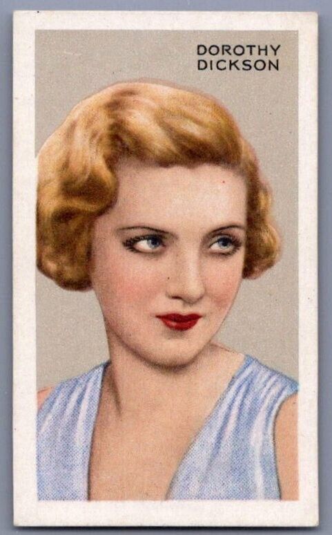 1935 Gallaher Stars Dorothy Dickson #34 | Original Cigarette Card