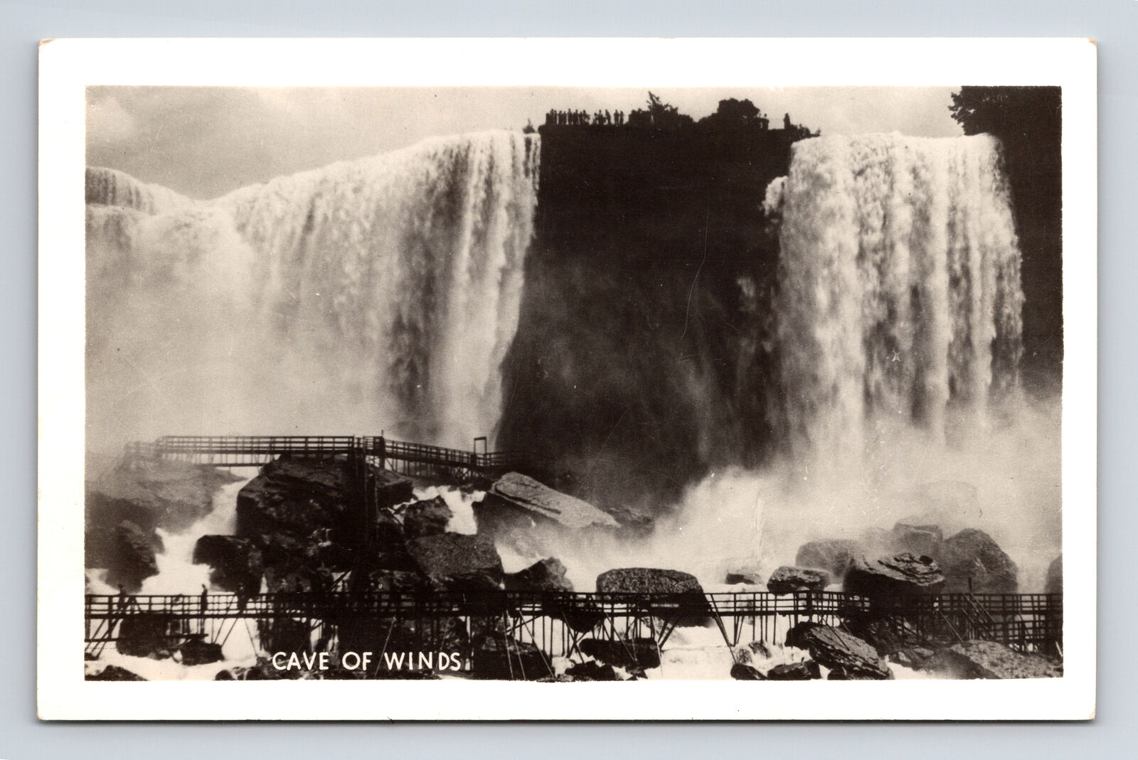 RPPC Cave of Winds and Walkways Niagara Falls NY LJ Schira & Son Postcard