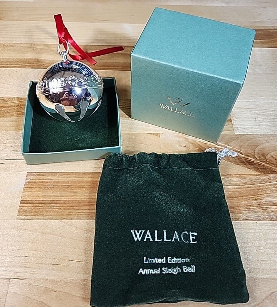  2009 WALLACE SILVER PLATE SLEIGH BELL
