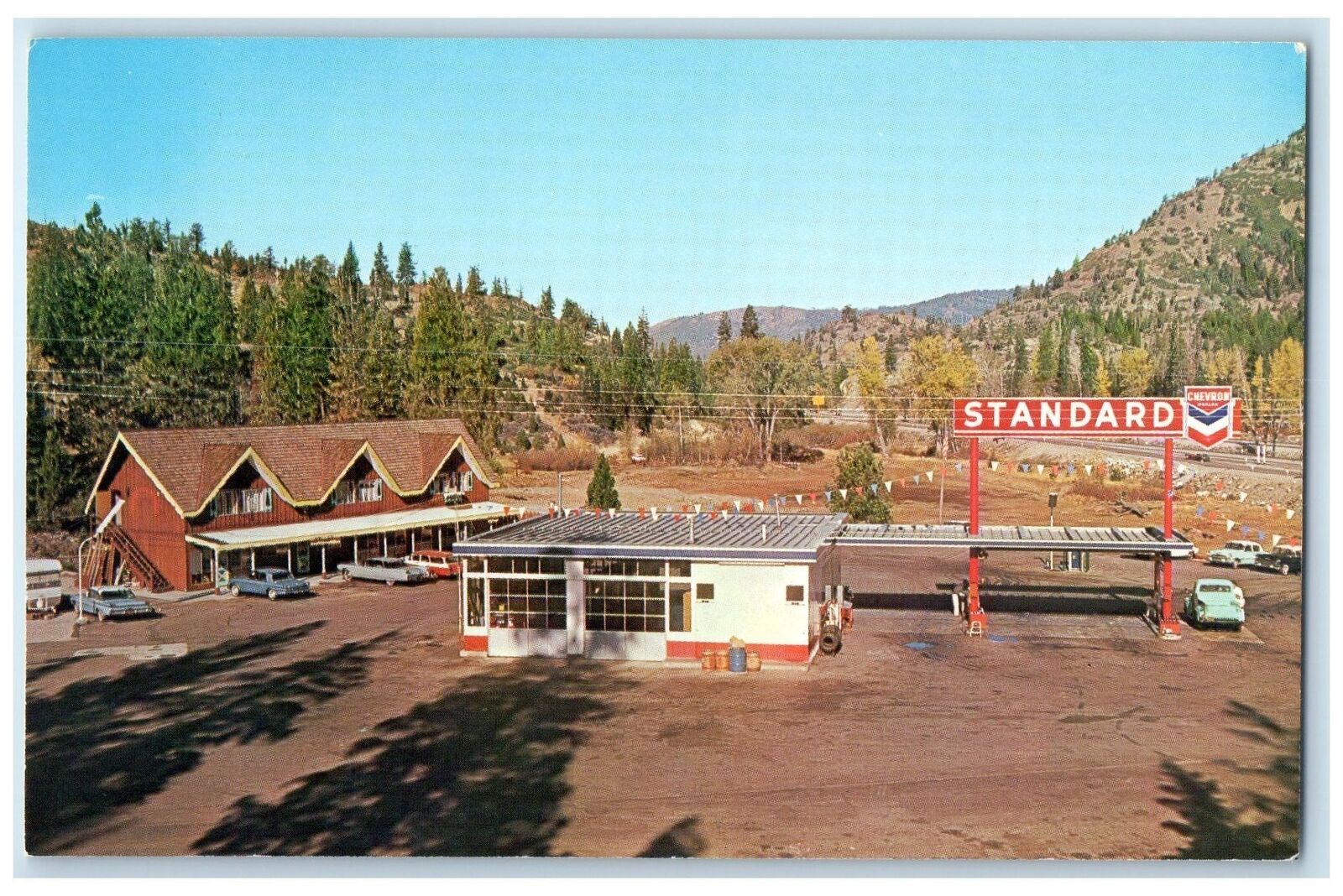 c1960\'s Cisco Grove Lodge Exterior Cisco Grove California CA Unposted Postcard