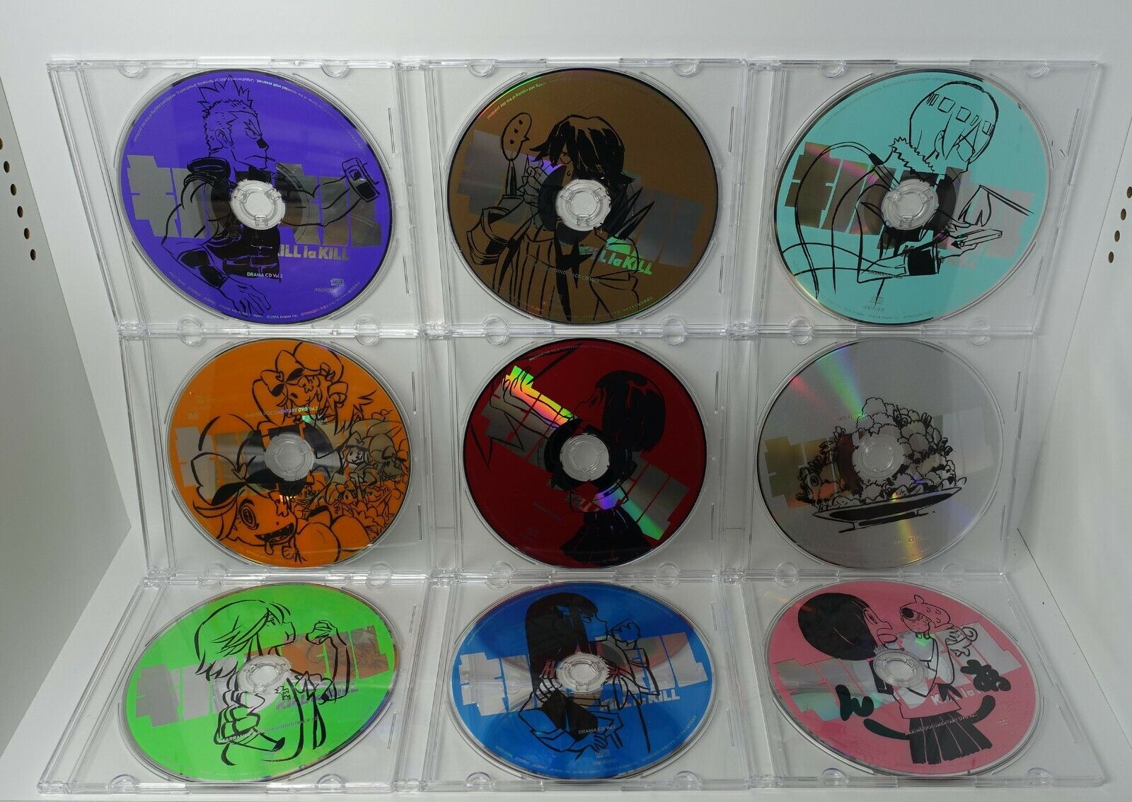 KILL LA KILL Special Disc 9 Set , Sound Track , Drama CD , Documentary DVD