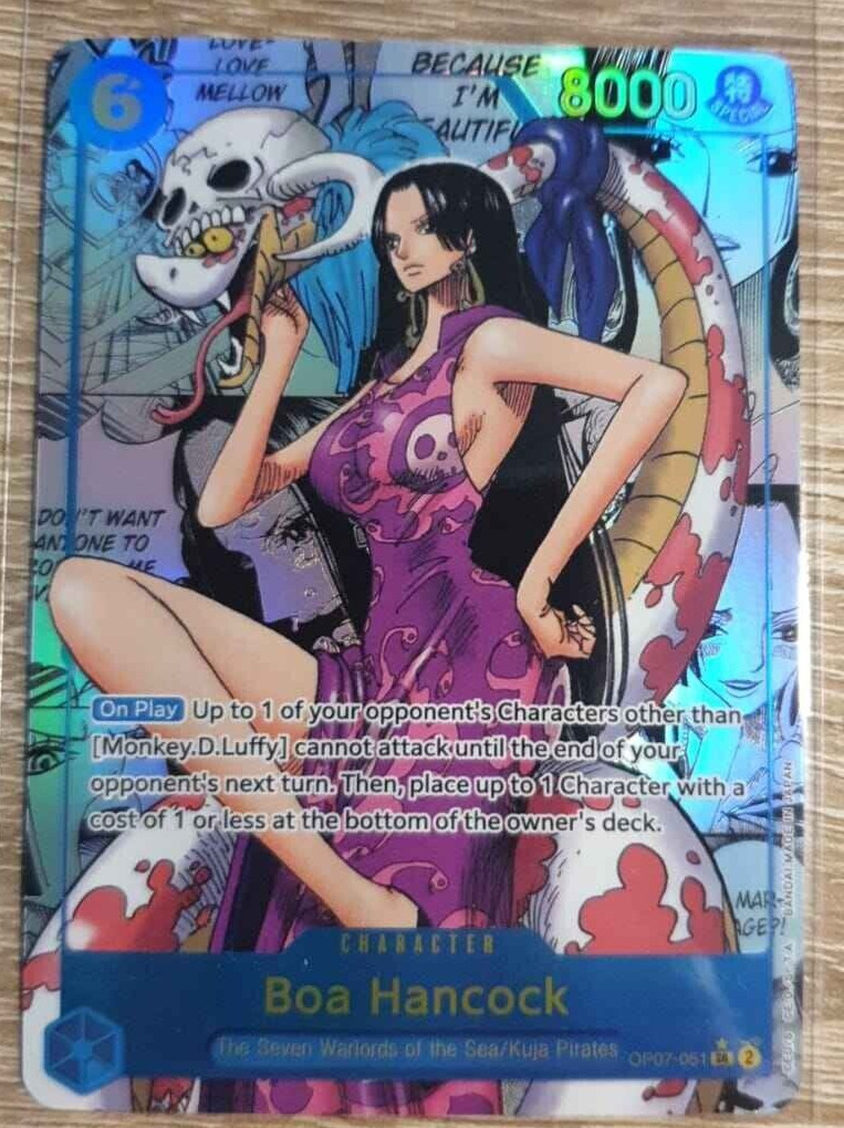One Piece Card Game - OP07-051 - Boa Hancock - AA - Rare Sleeve - NM