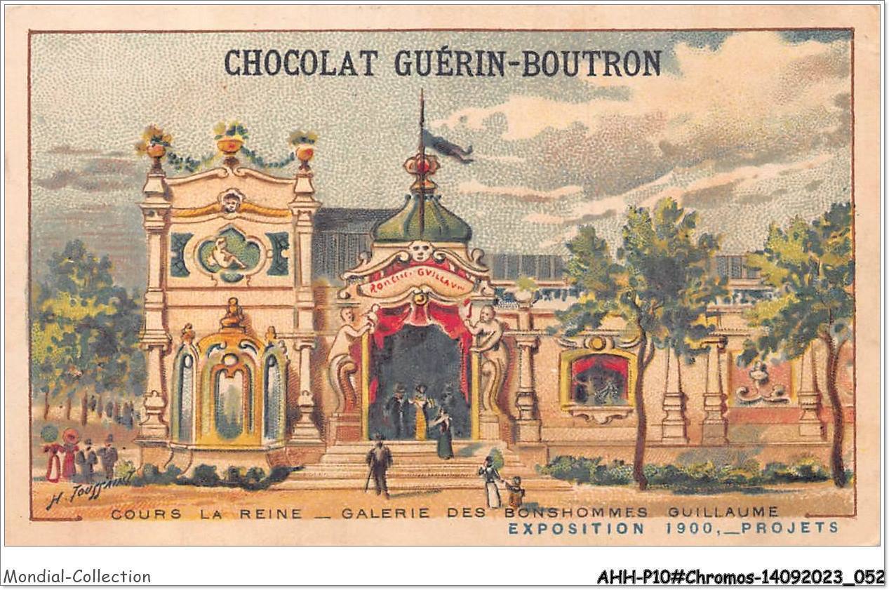 AHHP10-1827 - CHROMOS - CHOCOLATE-GUERIN-BOUTRON - PARIS - court the queen - scabies