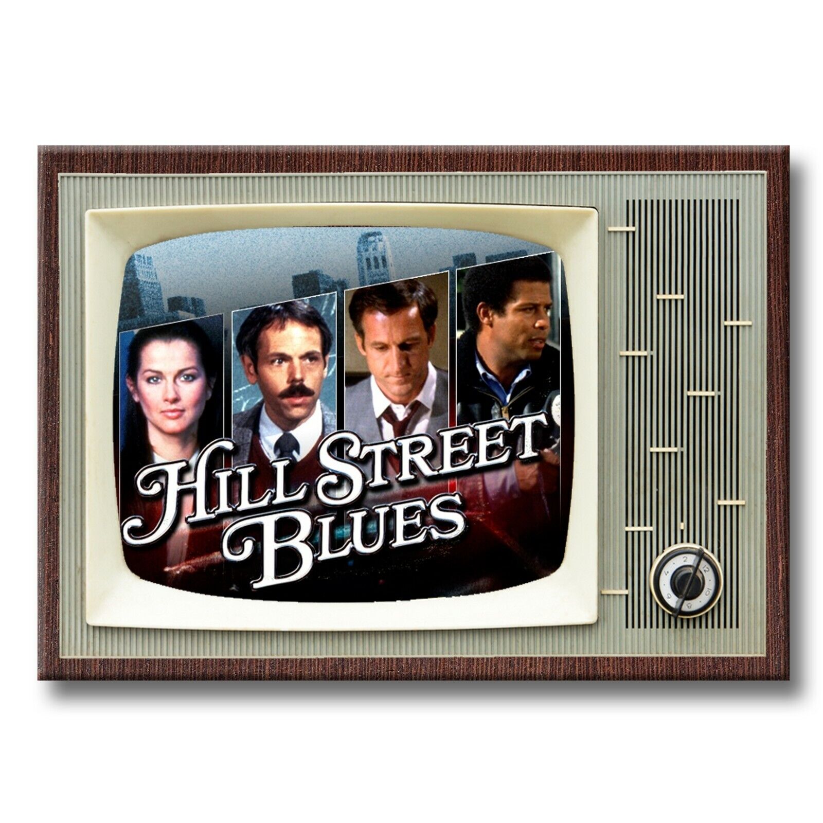 HILL STREET BLUES TV Show Classic TV 3.5 inches x 2.5 inches Steel FRIDGE MAGNET