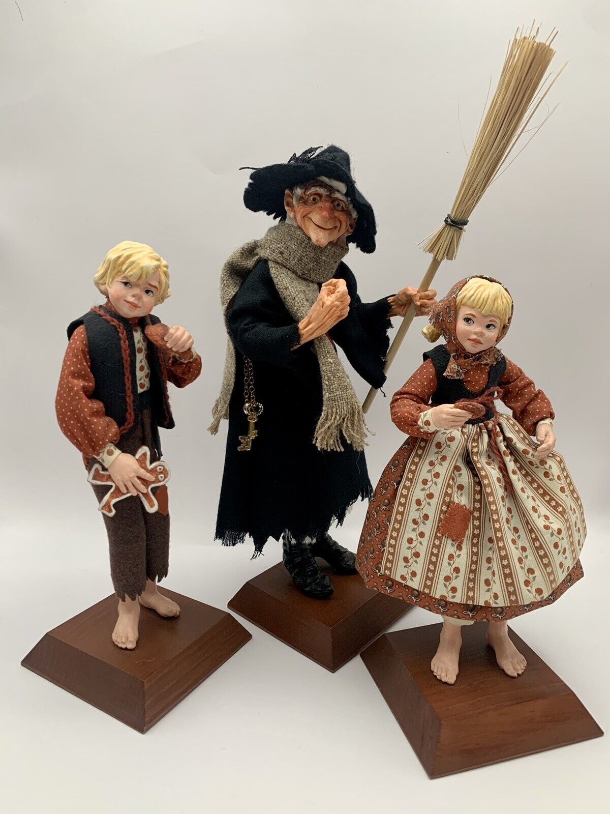 Simpich Character Dolls Hansel Gretel and Witch