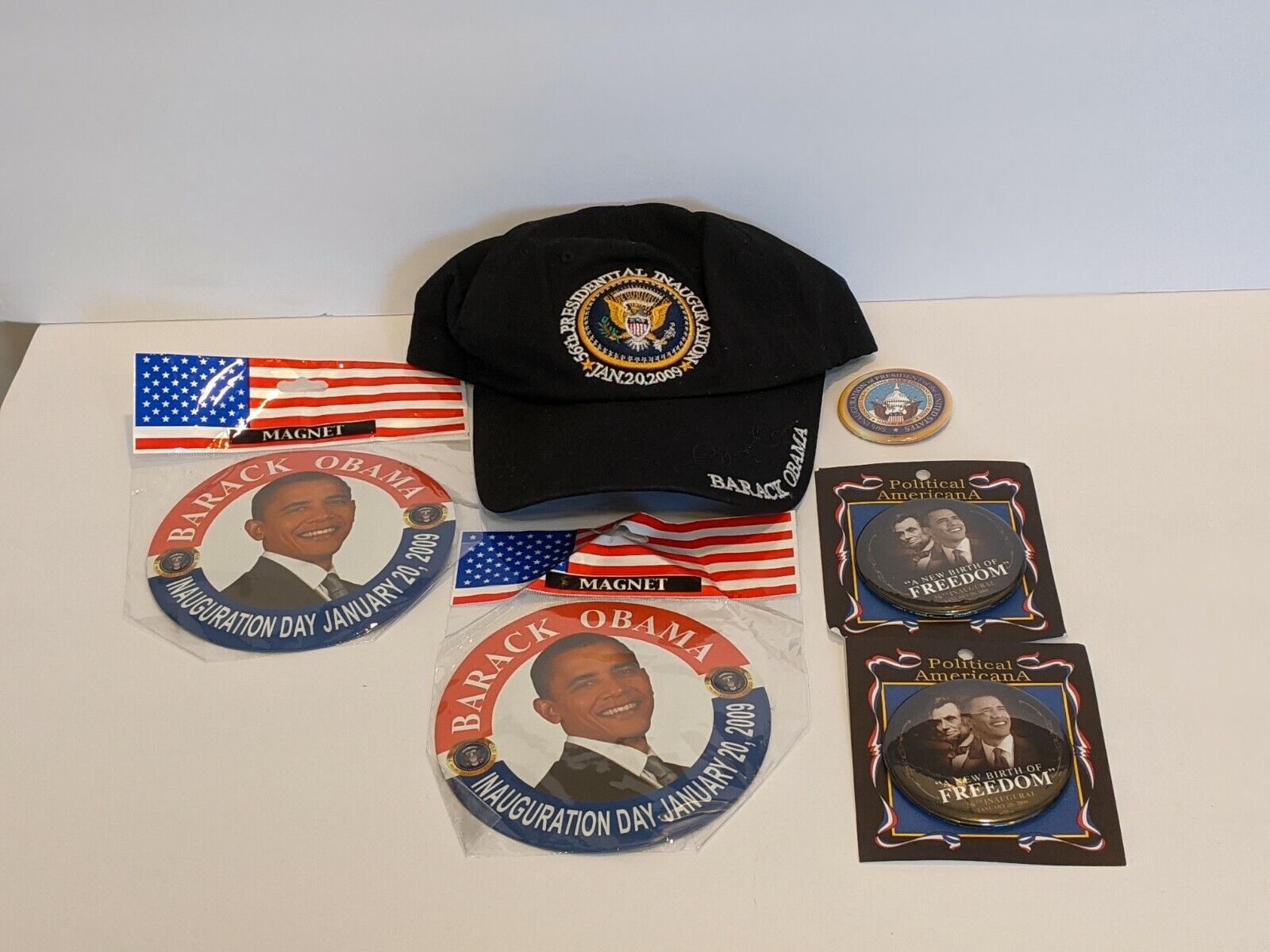 President Barrack Obama January 20, 2009 Presidential Innauguration memorabilia
