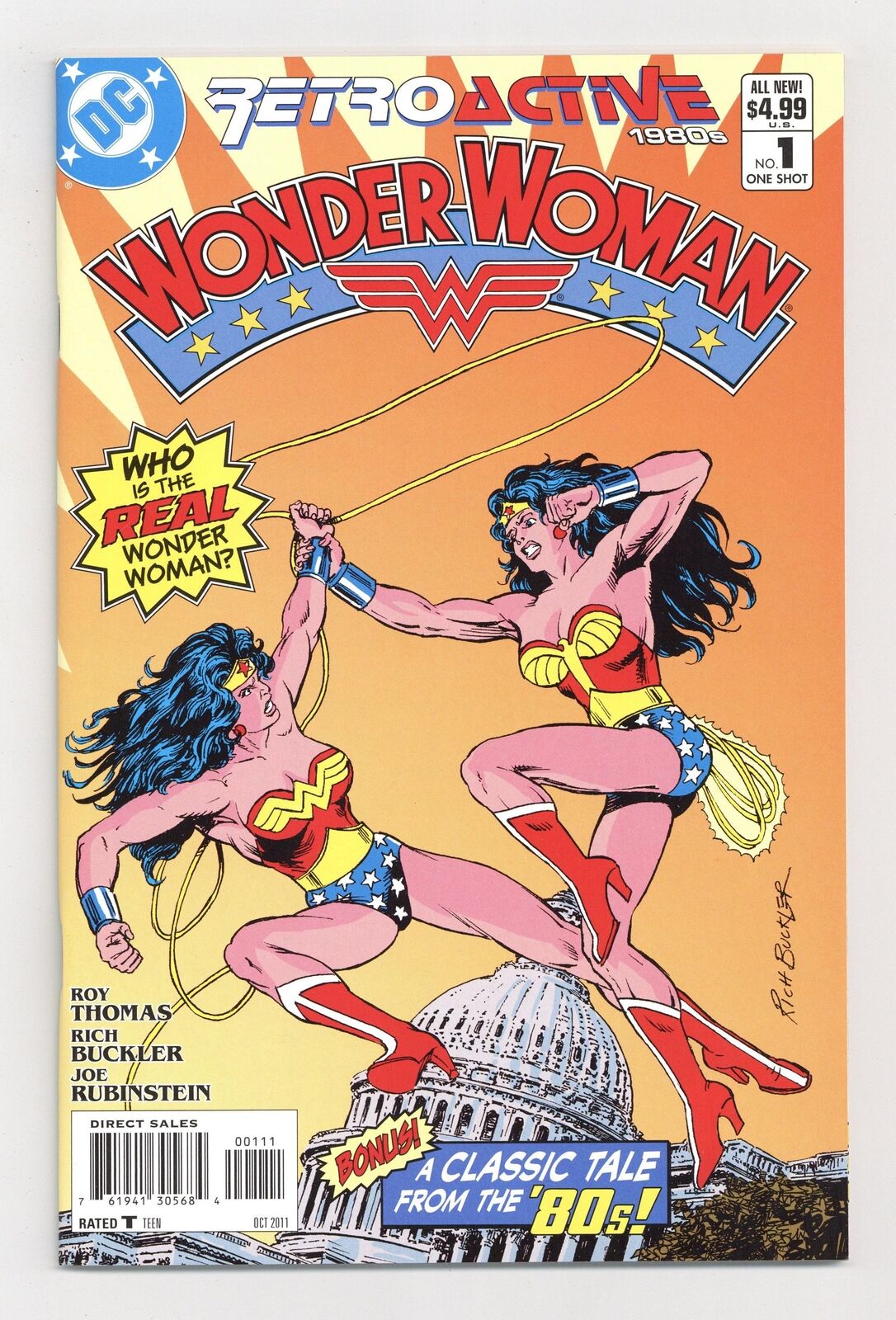 DC Retroactive Wonder Woman The 80s #1 VF/NM 9.0 2011