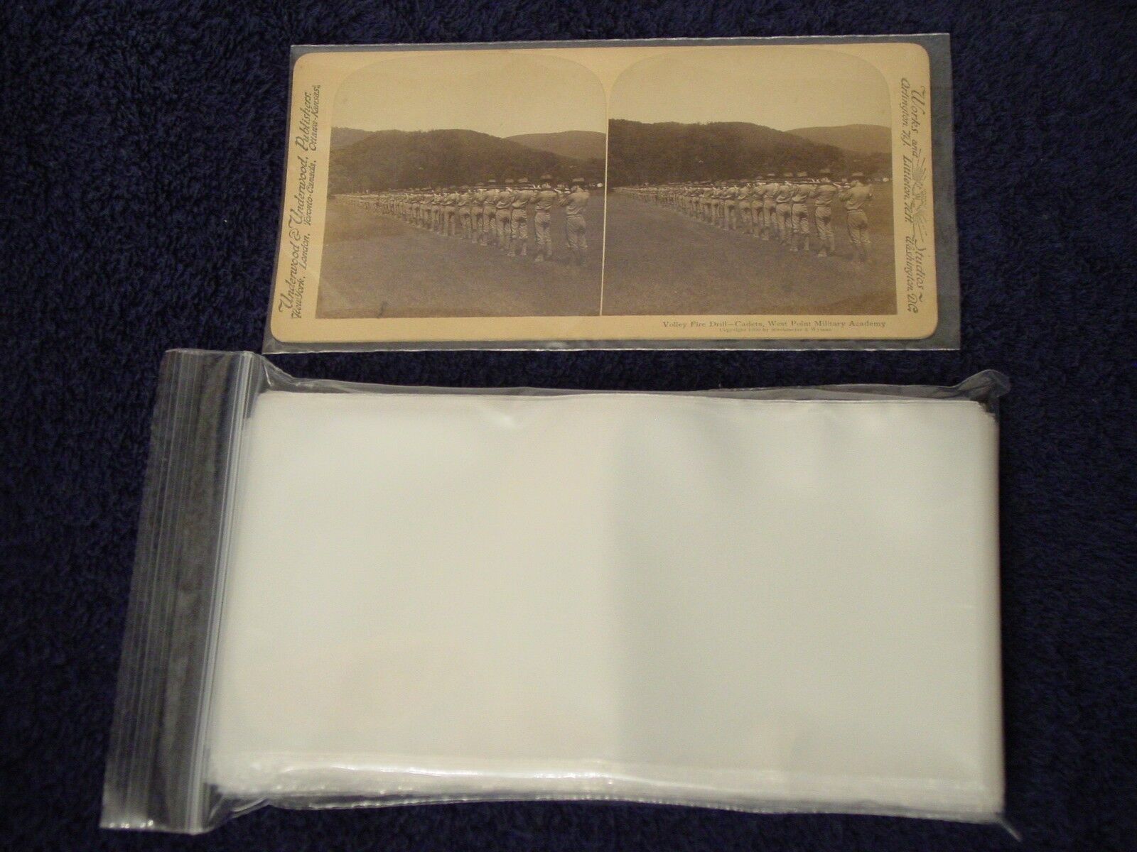 100 STEREOVIEW Stereoscopic Photo SLEEVES Pack/Lot ~ 2.5 Mil Poly ARCHIVAL SAFE