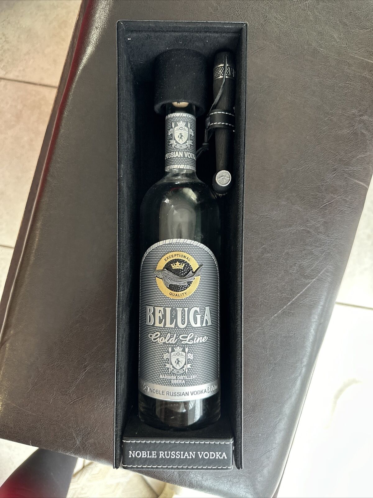Beluga Vodka Gold Line Empty Bottle 0.7 Litre