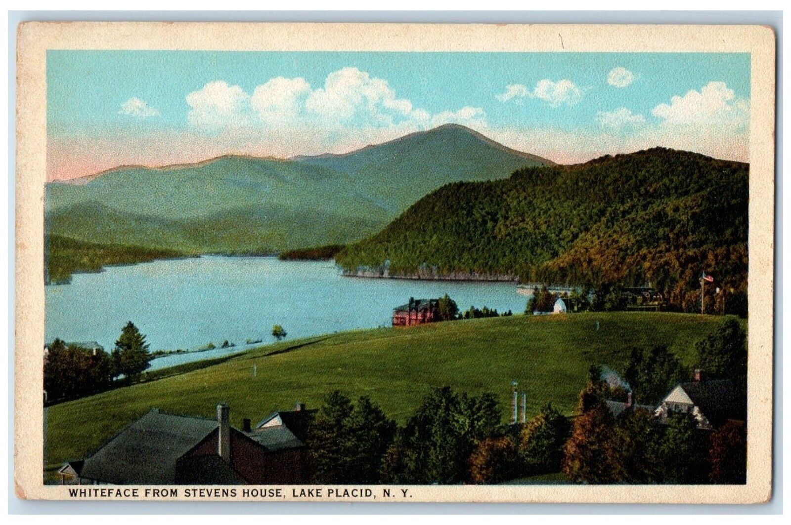 c1920's Whiteface Stevens House Lake Placid New York NY Unposted Postcard