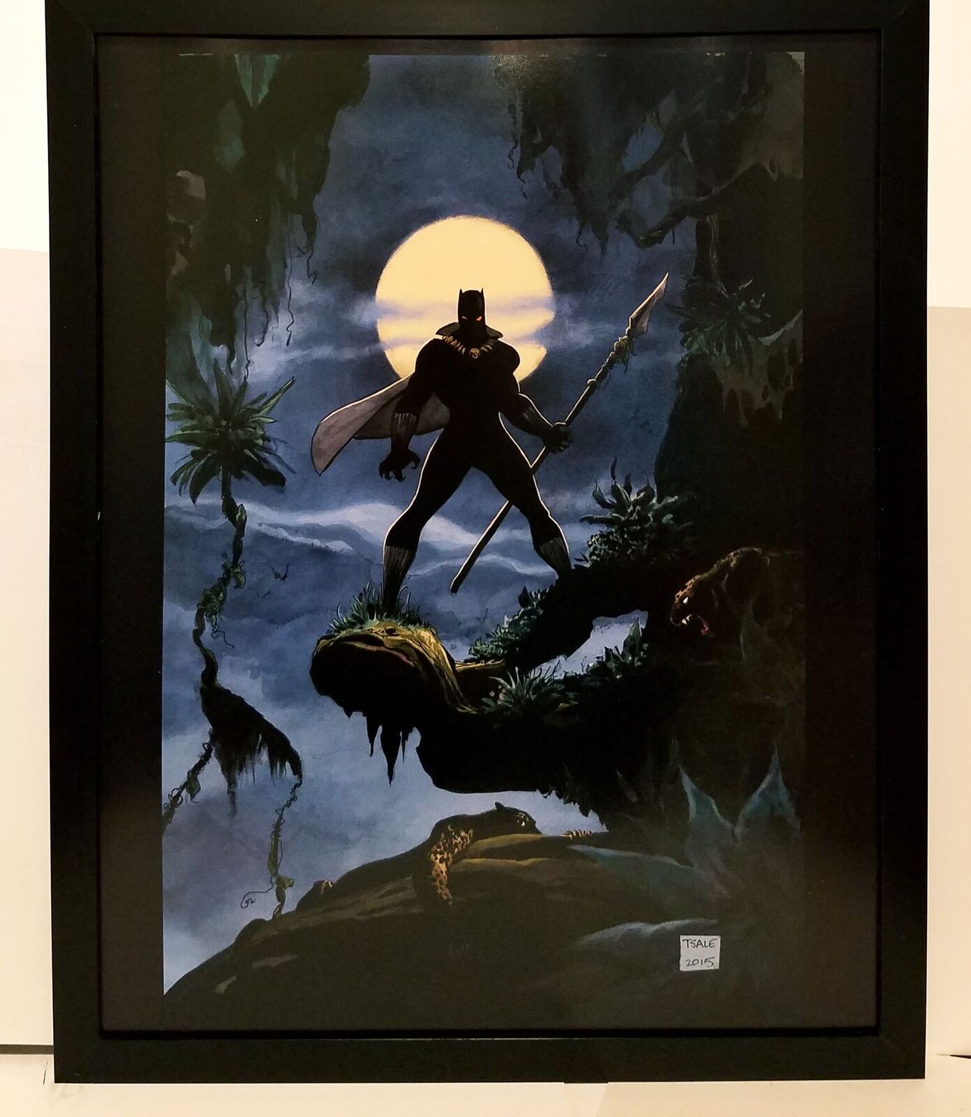 Black Panther by Tim Sale 11x14 FRAMED Marvel Comics Art Print Poster