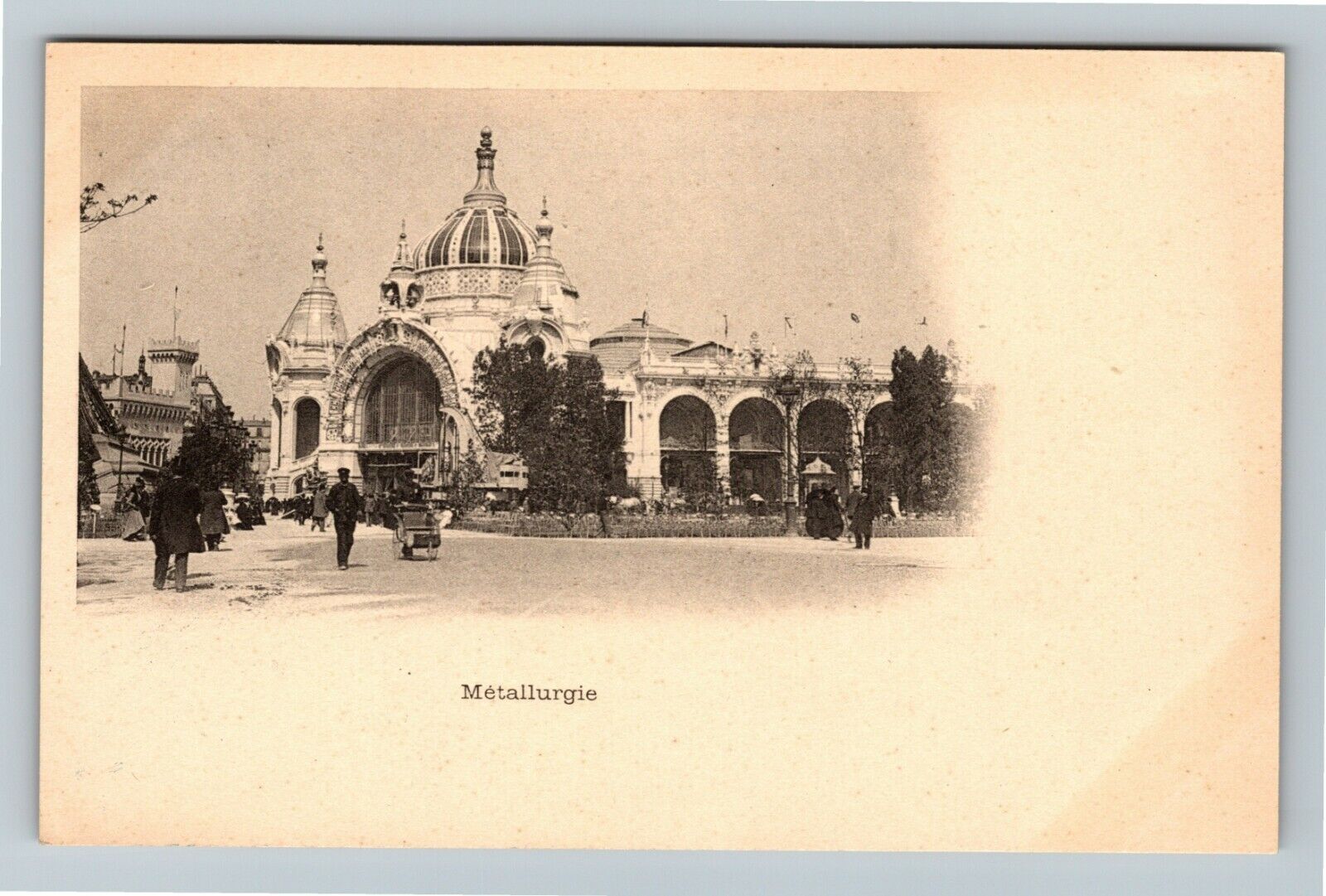1900 Exposition Universelle Metallurgie Vintage Souvenir Postcard