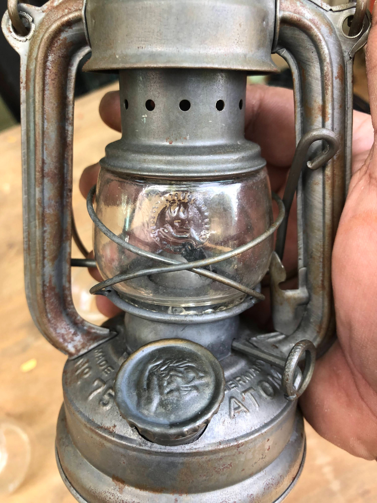 Feuerhand Atom 75 Clear Glas Original Glass Cylinder Feuerhand Kerosene Lantern