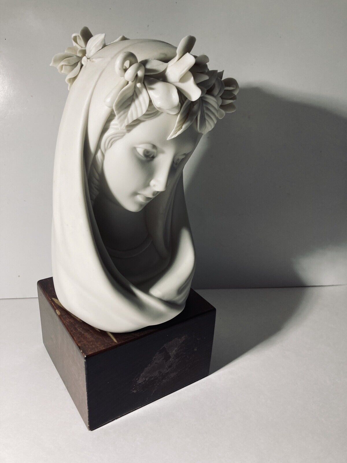 Cybis Porcelain Madonna Queen of Angels Bust Figurine VINTAGE RARE ARTWORK SEE