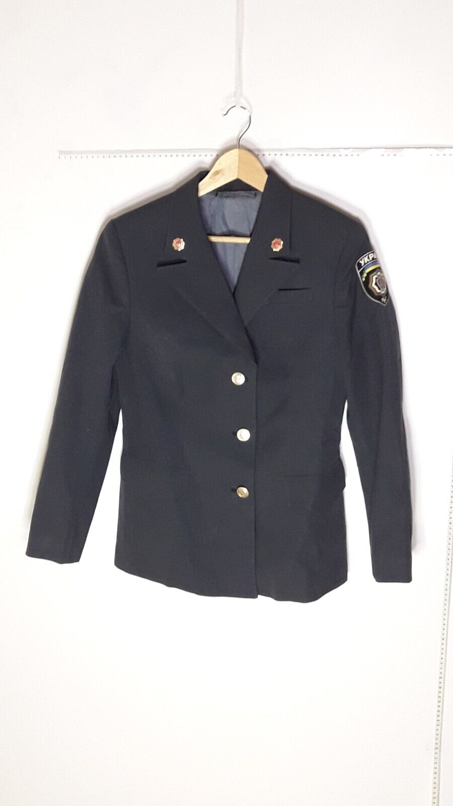Vintage Ukrainian Jacket MVS Military Uniform Collectible Rare Original Old