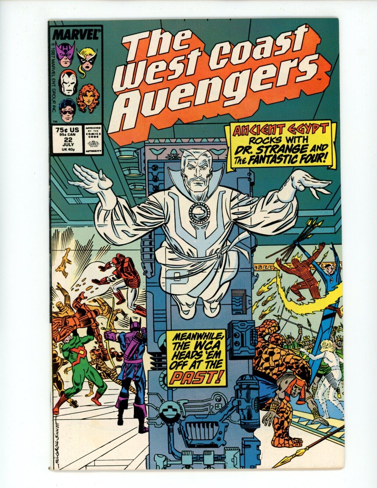 West Coast Avengers #22 Comic Book 1987 NM- Al Milgrom Marvel