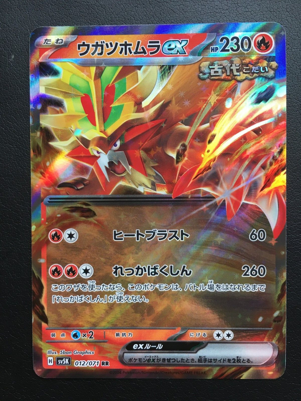 Pokemon Gouging Fire EX 012/071 Japanese