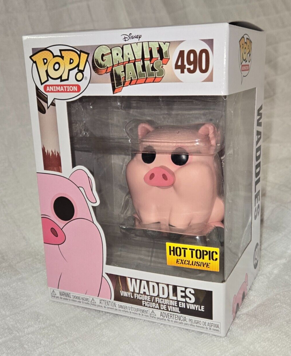 Funko Pop Disney Gravity Falls 490 WADDLES Hot Topic Exclusive Vaulted/Retired