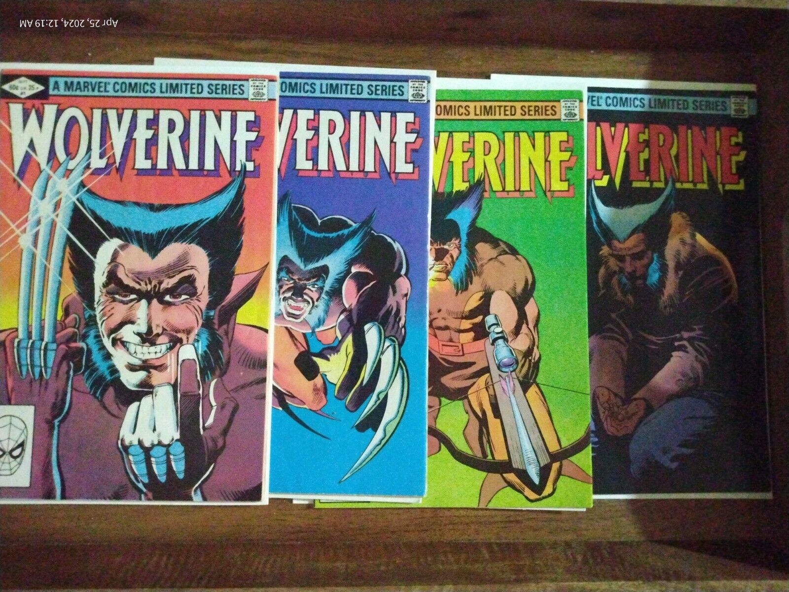 Marvel Comics Wolverine 1982 Limited Series Complete Set #1 - 4 Claremont/Miller