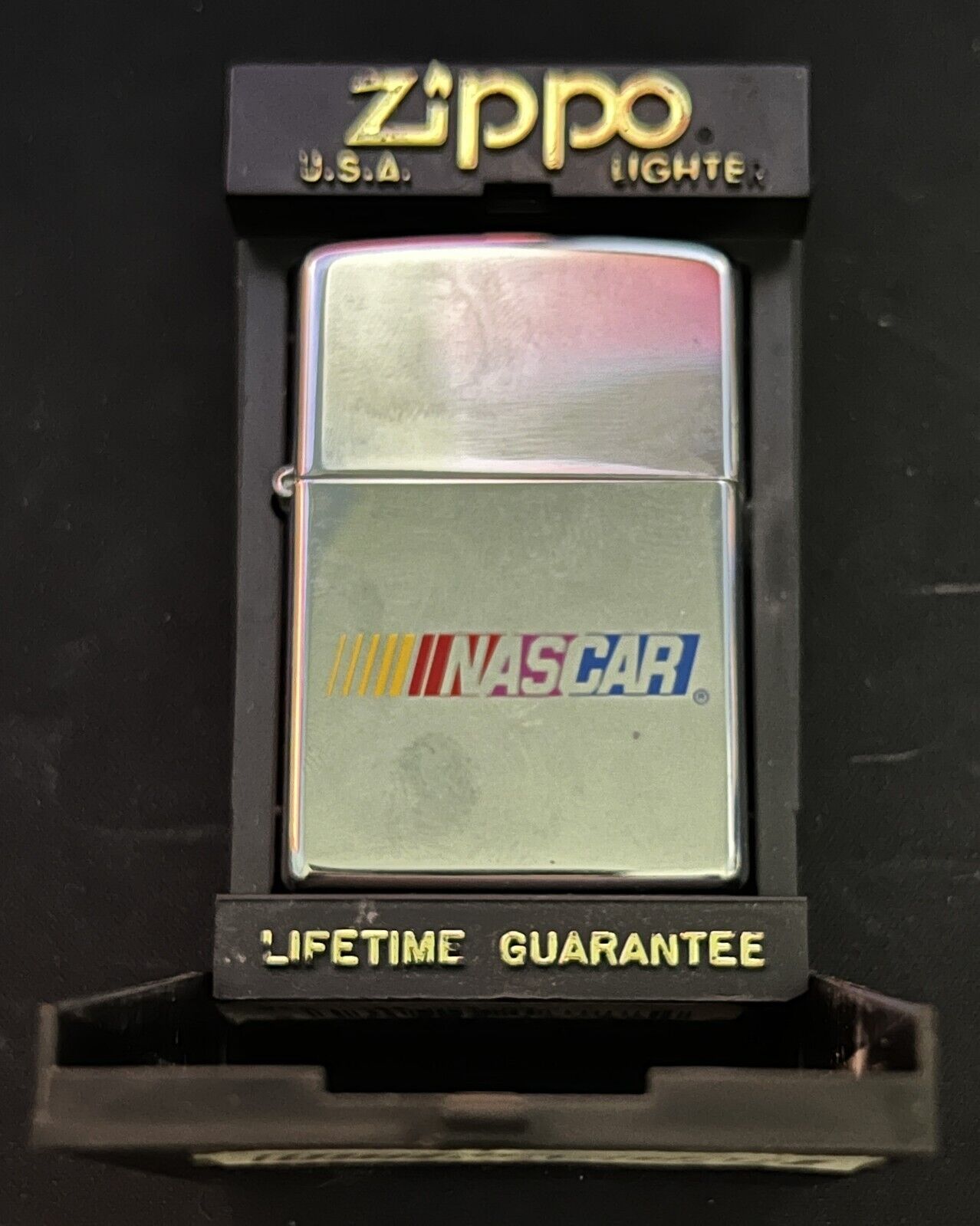 Zippo Lighter 1995 Nascar Original Box