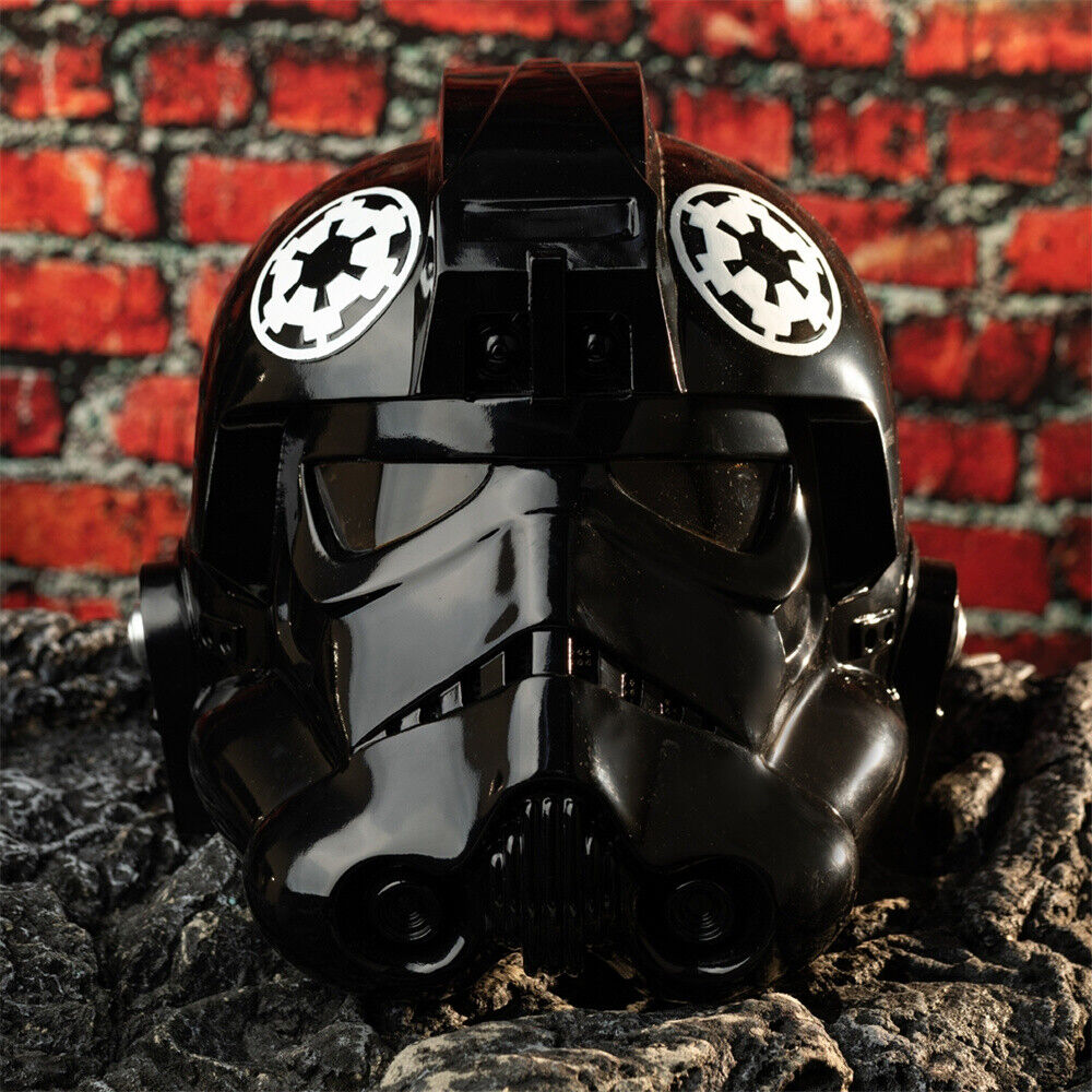 Xcoser Imperial Starfighter Pilot Helmet Cosplay Props Replicas Resin Halloween
