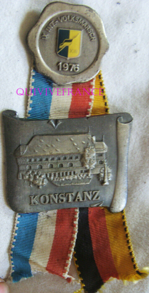 DEC7496 - Medal Marche International 1976 XIII ° Brigade Mechanized Constance