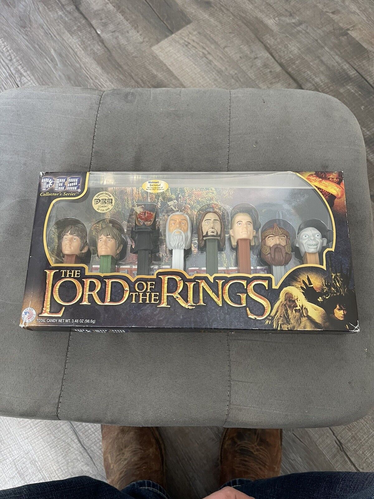 Lord of the Rings PEZ Dispenser Eye Sauron Collectors Series Set Limited Edition