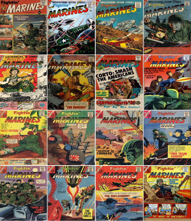 1955 - 1966 Fightin Marines Comic Book Package - 17 eBooks on CD