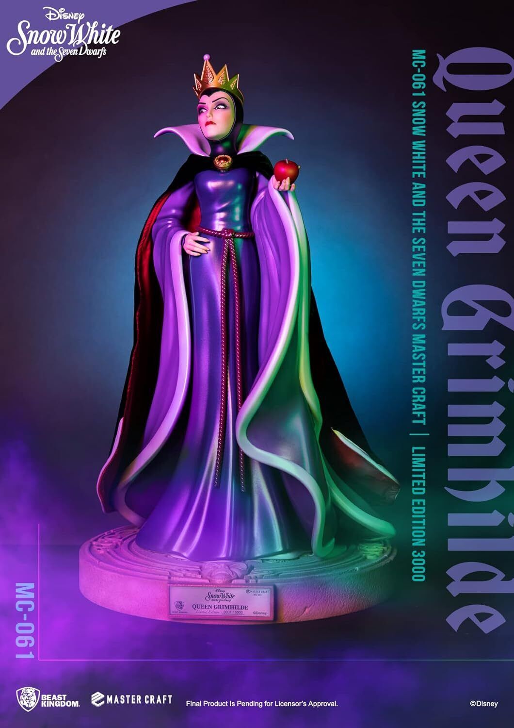 MC-061 Snow White & The Seven Dwarfs Master Craft Queen Grimhilde Beast Kingdom