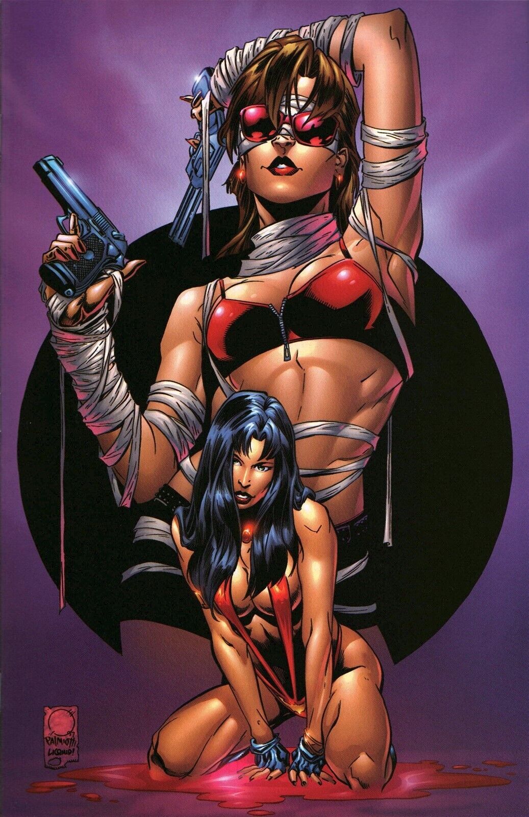 Harris Comics Vampirella Crossover Gallery Comic Book #1D (1997) Painkiller Jane