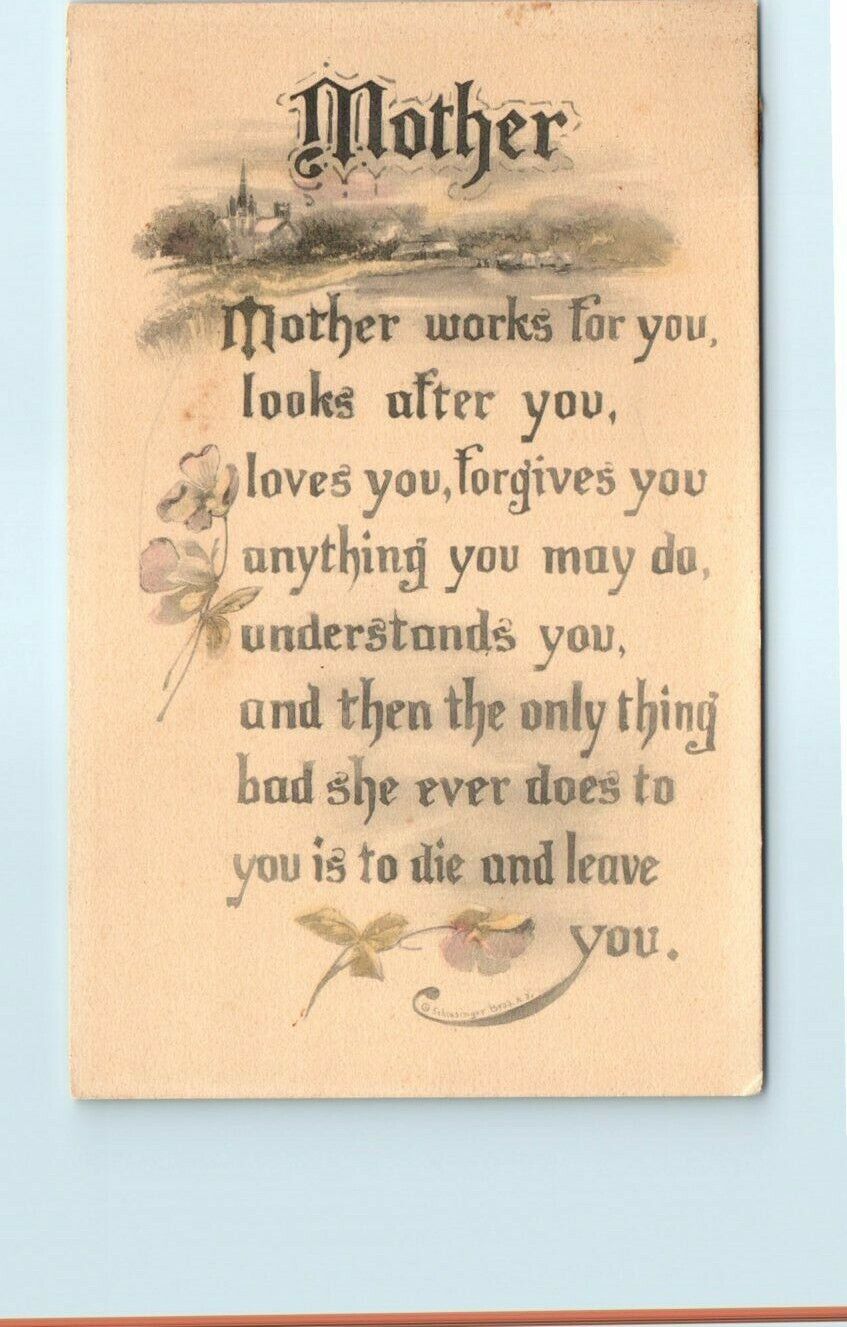 Postcard - Mother