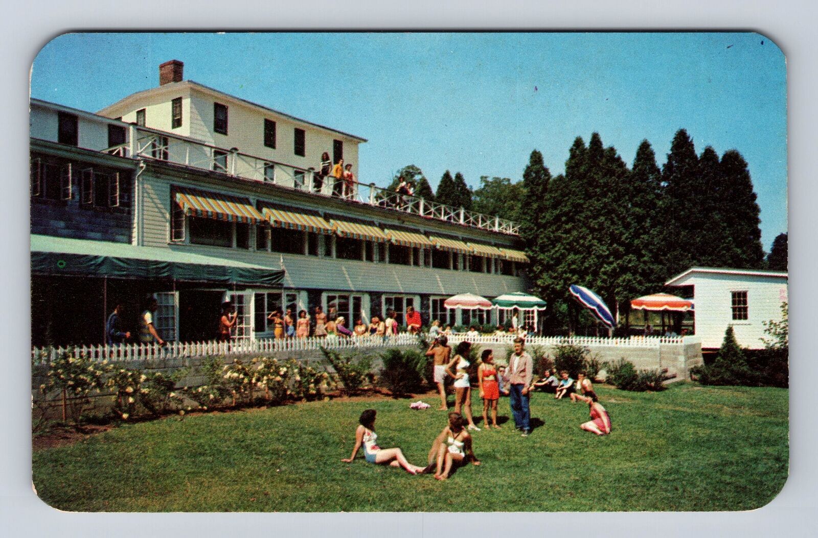 Minisink Hills PA-Pennsylvania, Pococabana Lodge-Poconos, Vintage c1950 Postcard