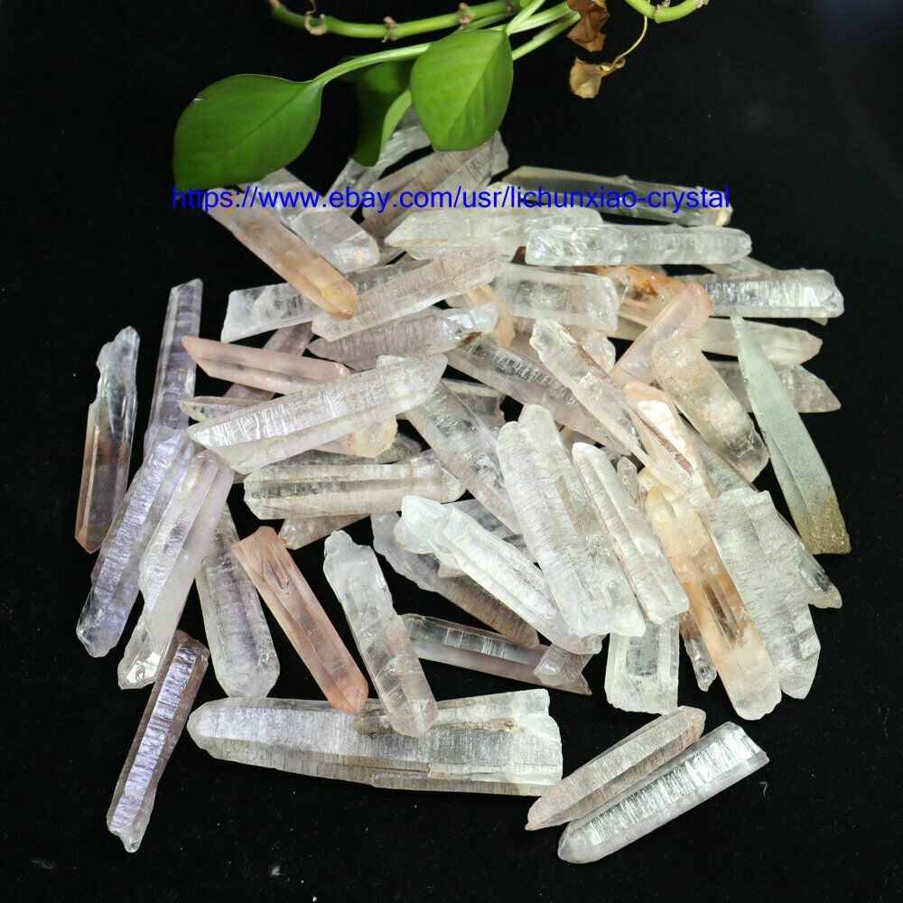 100g 4-9pcs Natural Clear Quartz Crystal Points Terminated Wand Mineral Specimen