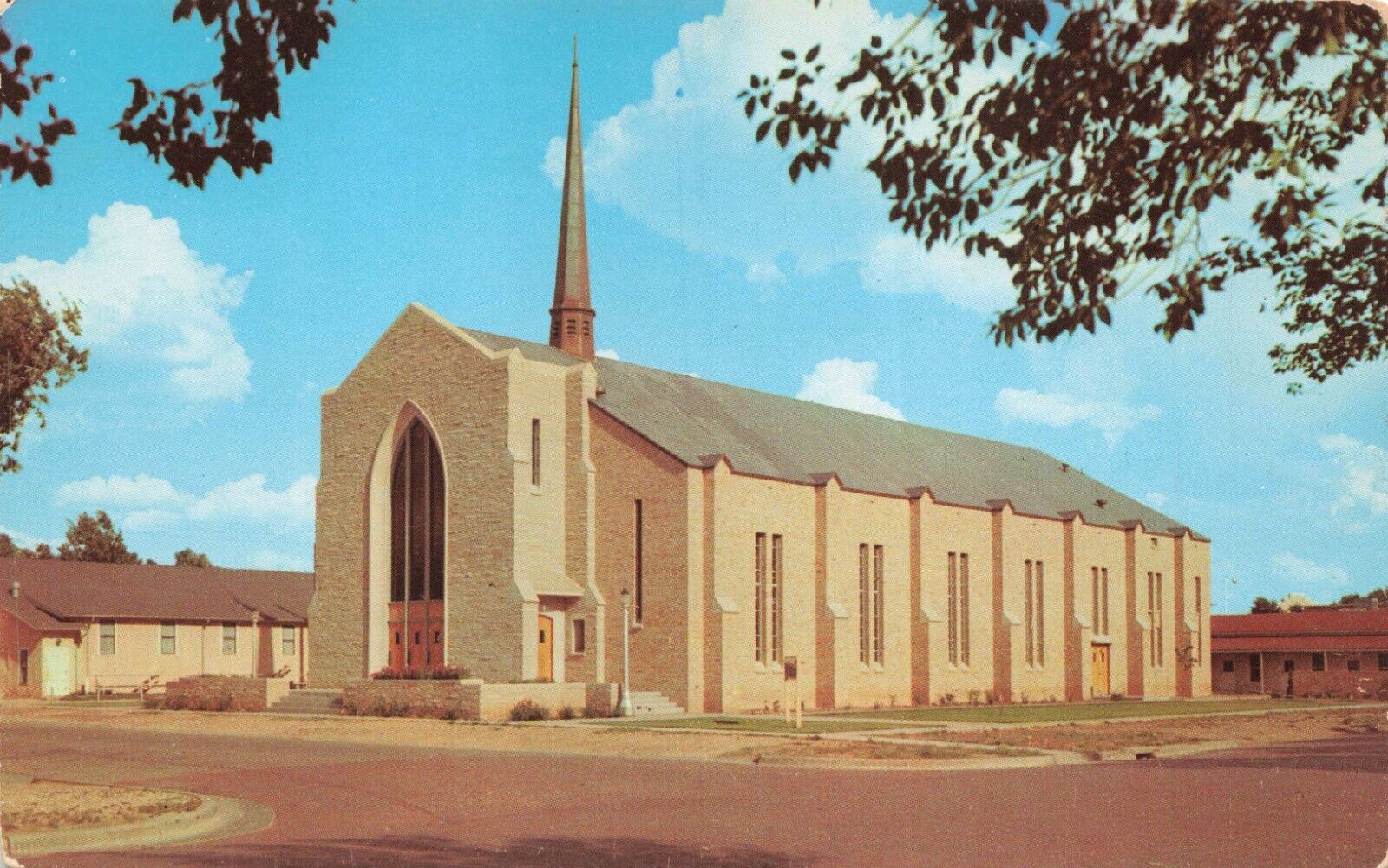 Postcard Central Baptist Church at 18th and Ave. M Rev Jack A Welch Ektachrome