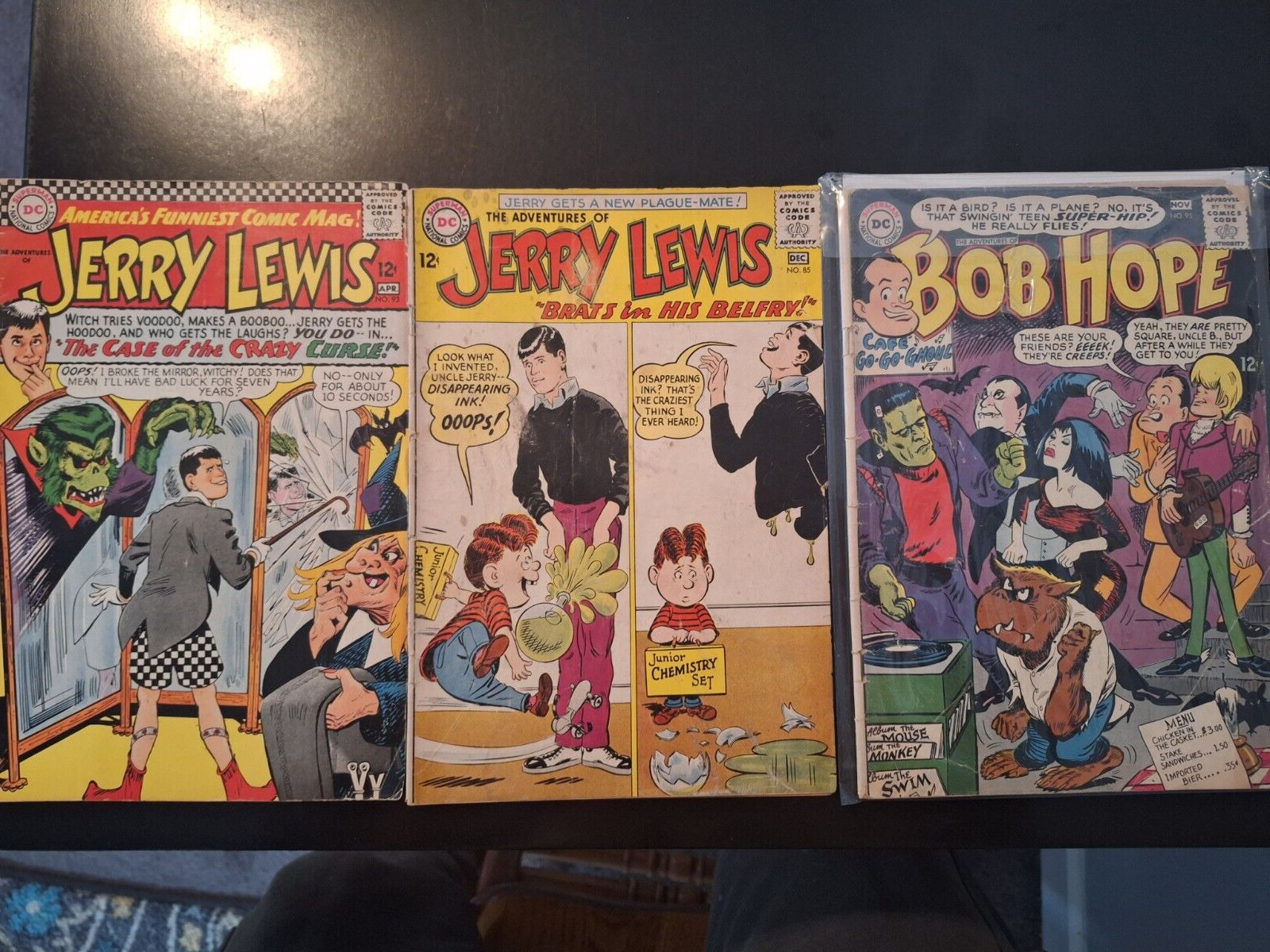 Lot of 3 DC National comics Bob Hope and Jerry Lewis