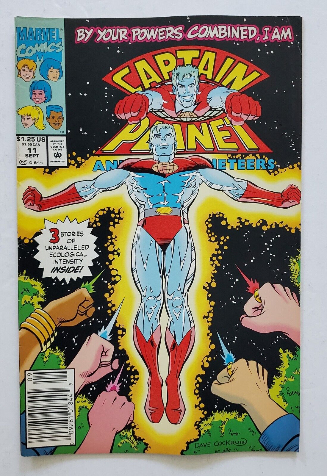 Captain Planet and the Planeteers #11 - RARE, low print run Newsstand. 