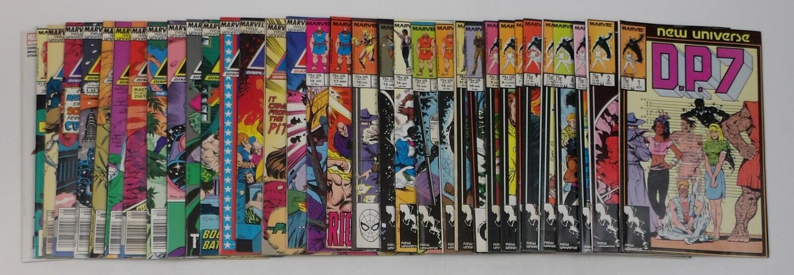 D.P.7 #1-32 FN/VF/NM complete series + Annual - Marvel - New Universe  - DP7 set