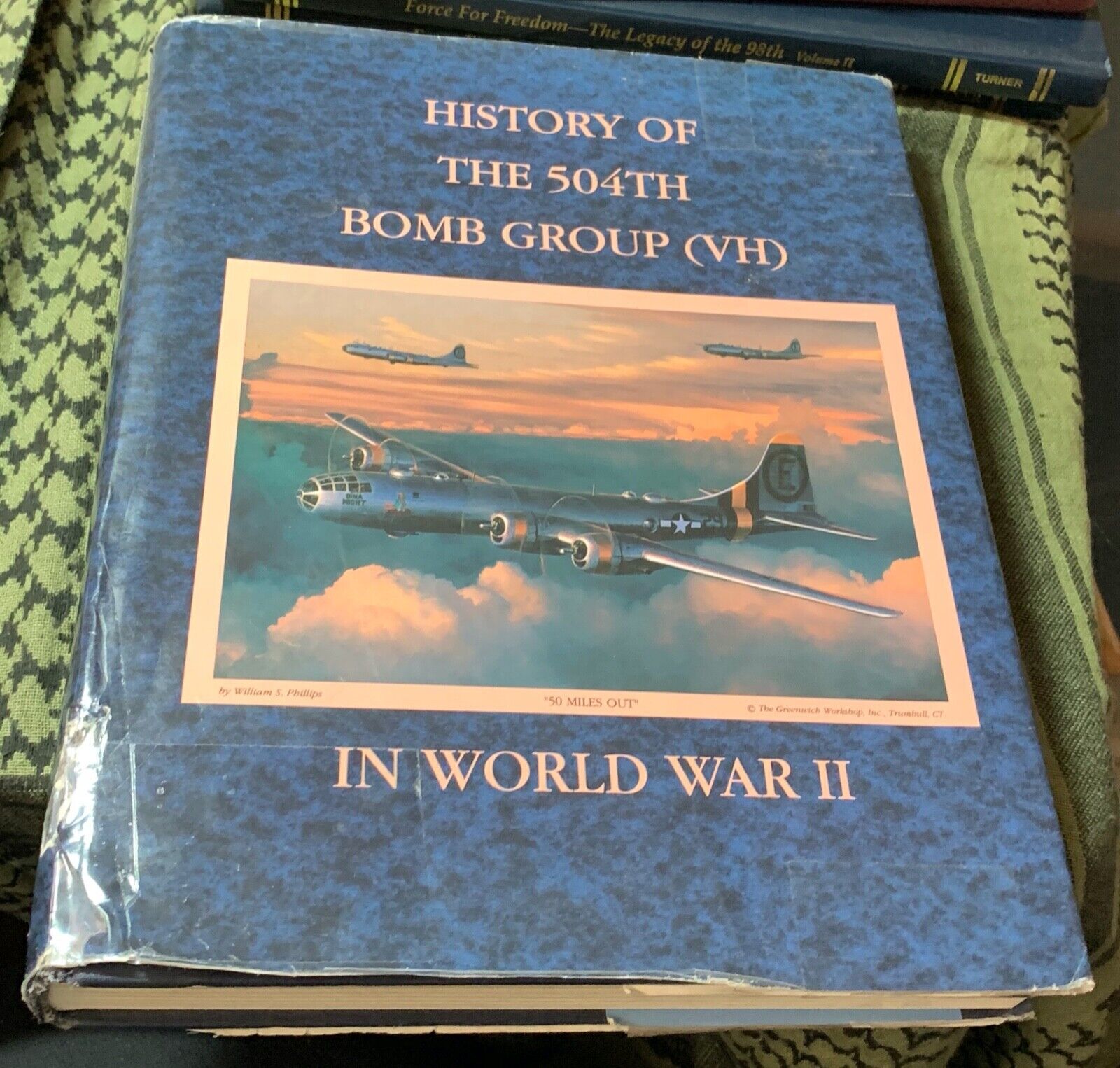 HISTORY OF THE 504TH BOMB GROUP (VH) in WWII B-29 HANLEY RARE OOP