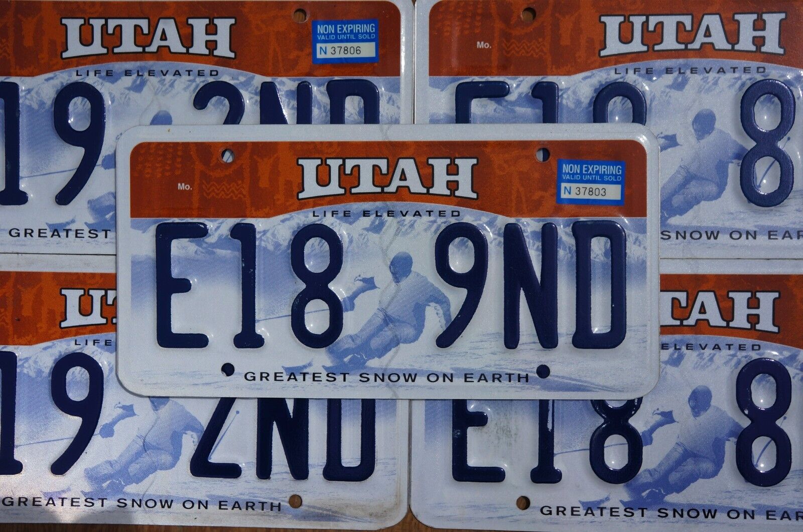 One or More - UTAH SKIER GREATEST SNOW ON EARTH License Plate