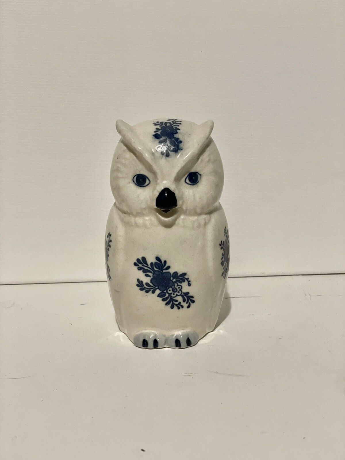 Vintage Owl Creamer Pitcher Blue and white delft jcny Philippines